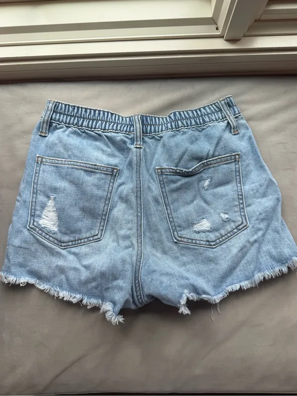Aerie soft denim shorts - Image 3
