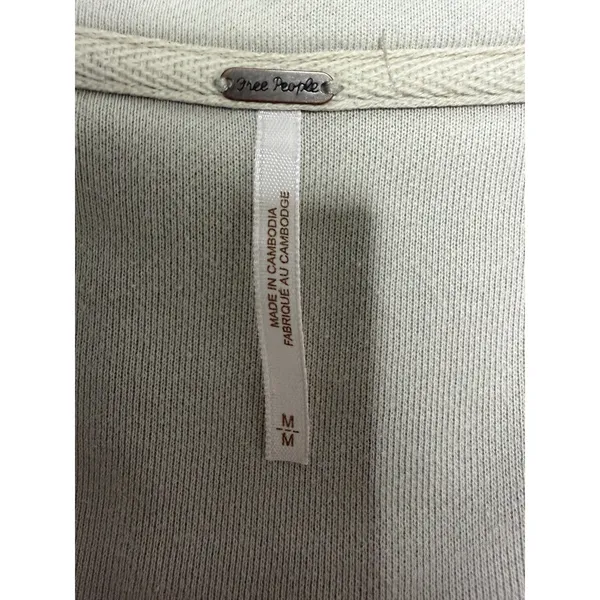 Free People Ruby Jacket Stone‎ Women's Size Medium - Image 11