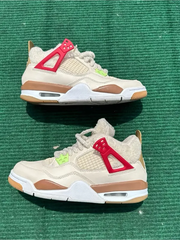 Air Jordan 4 Retro GS 'Wild Things' Size 5y Women’s Size 6.5 - Image 3