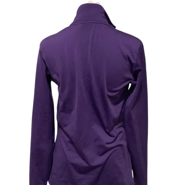 Nike Pro Dri-Fit Women's Deep Purple Zipper Jacket EXCELLENT CONDITION Size L - Image 7