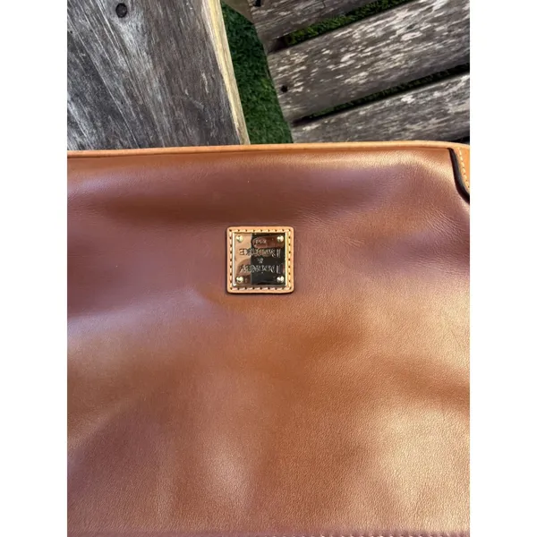 Dooney & Bourke Wexford‎ Smooth Leather Crossbody Natural J - Image 2