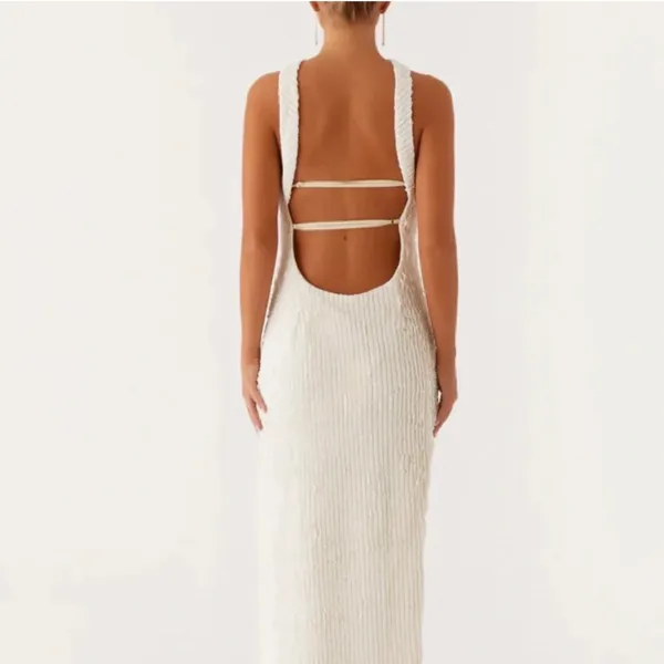 Peppermayo Sadie Maxi Dress - Ivory - Image 2