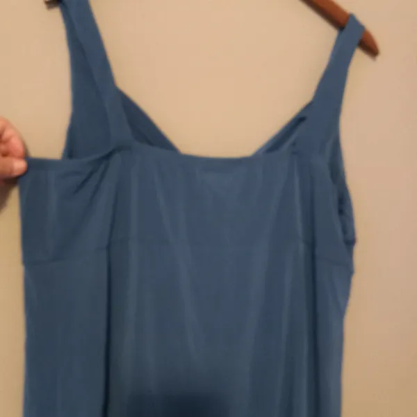 Maurices 2X Twist Top Front Stretchy Tank Top in Teal Plus - Image 5