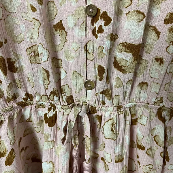 C&C California Light Pink‎ Print Top Size Large New - Image 3
