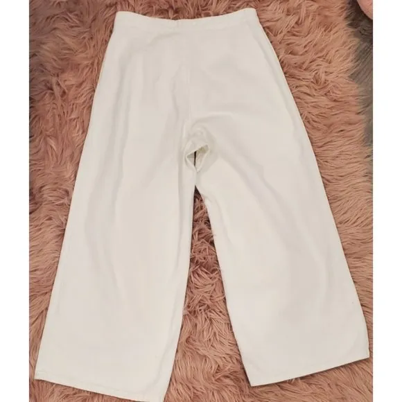 Anthropologie SADIE & SAGE White High Rise Pants - Image 4