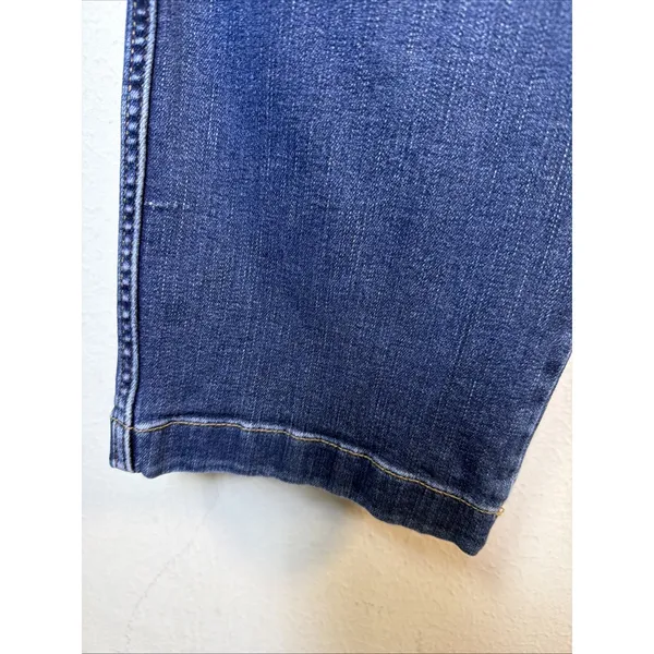 White House Black Market Novelty Pocket Boot Crop Jeans 12 bohemian y2k retro - Image 5