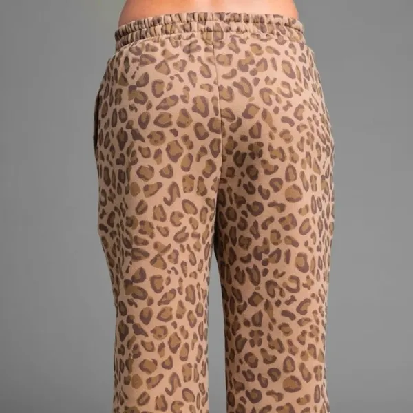 •NEW• CMFRT Womens minimalist Straight leopard sweatpants • Size XL - Image 6