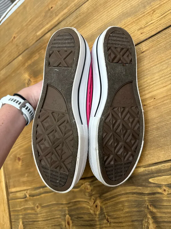 Hot Pink Converse Platform High-Top - Image 4