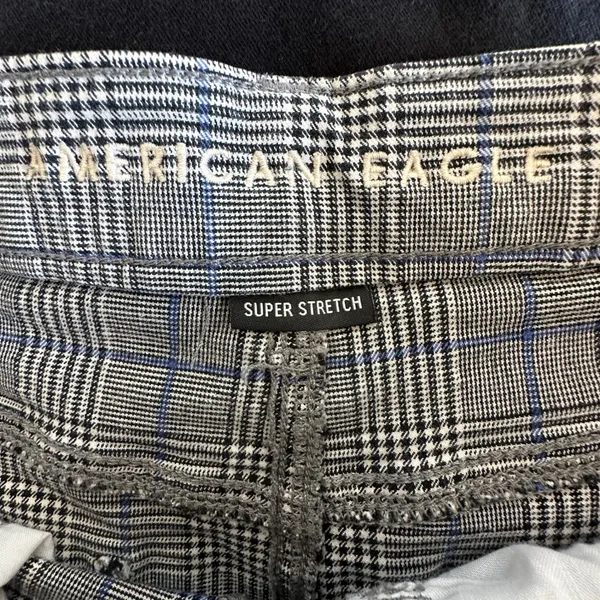 American Eagle Super Stretch High Rise‎ Mini Skirt Plaid Academia Quiet Luxury - Image 6