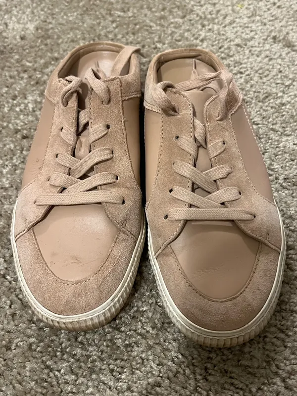 Vince Kess Backless leather and suede sneaker‎ 7 - Image 4