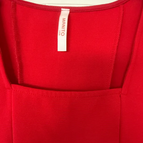 ❤️‍🔥 Hot Red Sculpted Peplum Top | Snatched Waist | Date Night / Going Out Core ❤️‍🔥 Small - Image 4