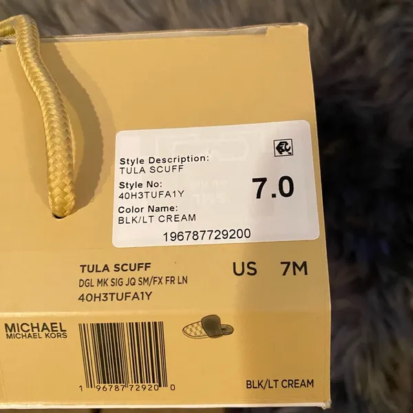 NWB Michael Kors Women’s Tula Scuff Slip On Cozy Slippers - Image 9
