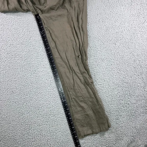 Magaschoni Wide Leg Linen Pants Women Large Pull On Elastic Waist‎ Boho Travel - Image 5