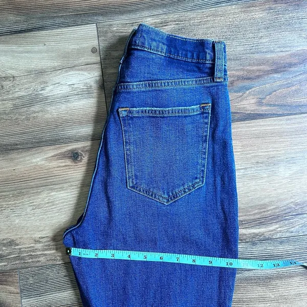 Abercrombie & Fitch Ankle Straight Ultra High Rise Curve Love Distressed 27 4 S - Image 10