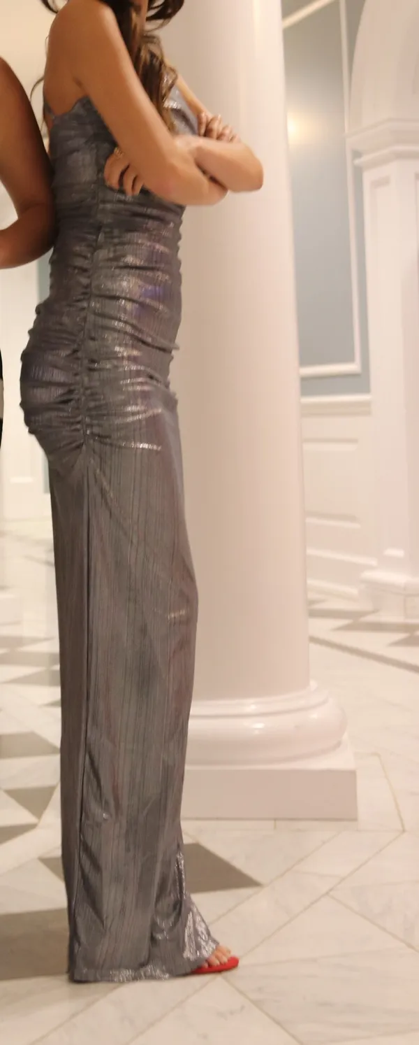 Maxi Gray Dress Size XS - Image 2