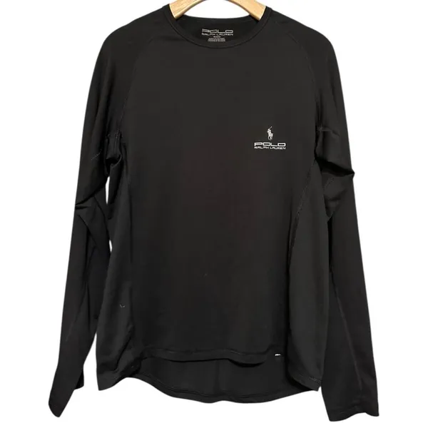 Polo Ralph Lauren Women’s Size M Black Base Layer Long Sleeve Performance Shirt - Image 2