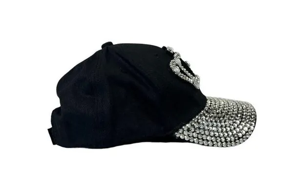 Something Special Women's Jeweled Adjustable Hat Black - Image 5