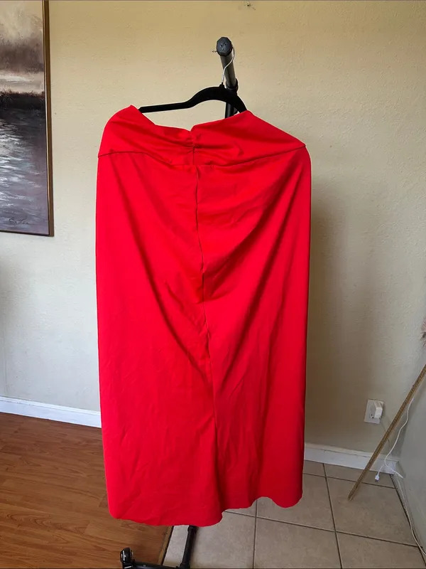 New Skims Swim Sarong Skirt Womens Ruby Red‎ Coverup Midi size 3X - Image 3