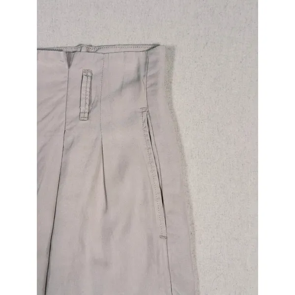Abercrombie & Fitch High Waisted Pleated Shorts Size S Beige Preppy Quiet Luxury - Image 10