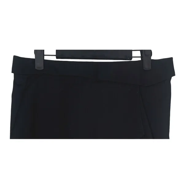 Zara Symmetrical Wrap Style Envelope City Skort Pockets Back Zipper S Black - Image 8