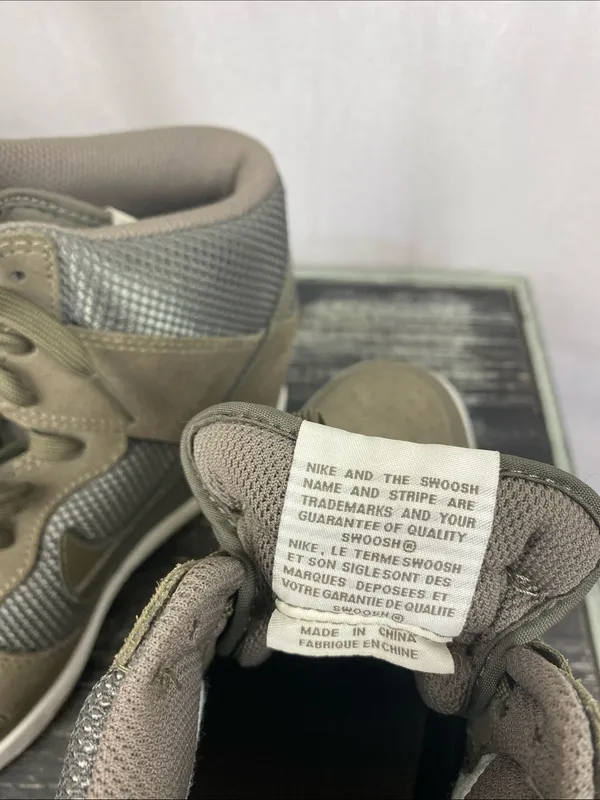 Nike Olive Green 579763-300 Dunk Sky Hi Wedge Lace Up Athletic Sneaker Shoes 9 - Image 6