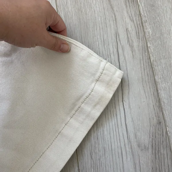 Meshki Flare High Waist Bootcut Denim Jeans White (size 8) minimalist casual - Image 5