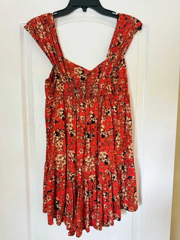 Free People Mini Floral Dress - Image 4