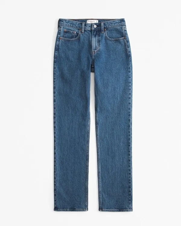 Abercrombie 90s Straight Mid-Rise Curve Love - Image 6