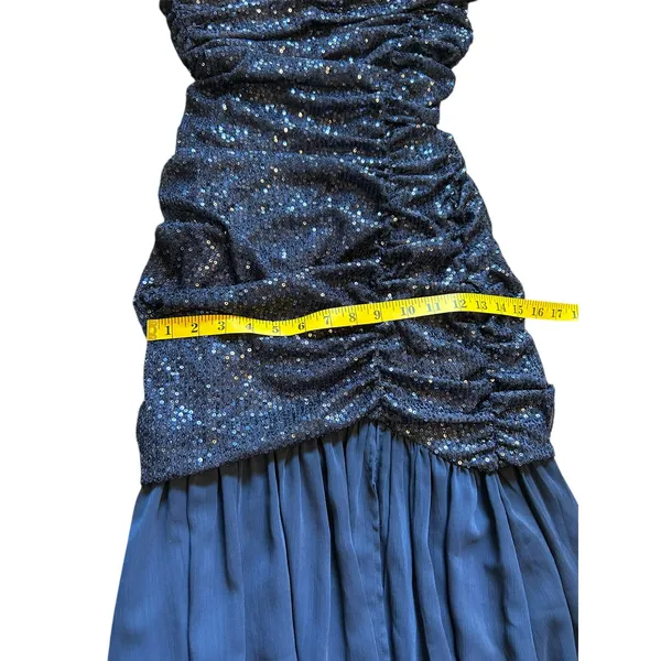 NWT - Hello Molly Navy Blue Sequined Gown - Size M - Image 8