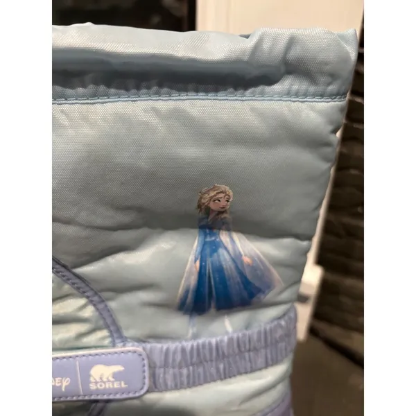 Sorel Women's Disney Frozen‎ Elsa Snow Boots Waterproof Winter Blue Size 7 - Image 3