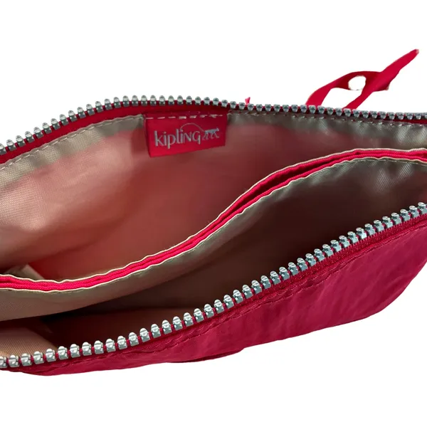 Kipling Crossbody Adj Crossbody Shoulder Bag Hot Pink Lobke Pink Gorilla Zip - Image 6