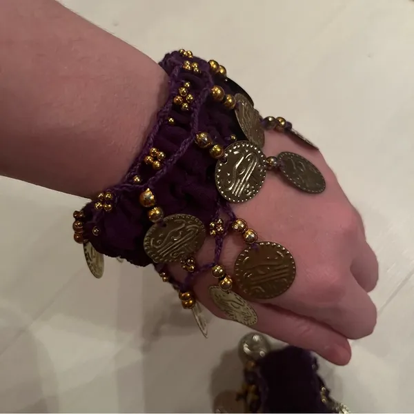 Handmade Belly dance cuffs - Image 6