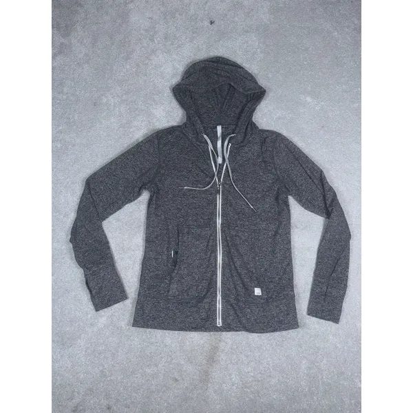 Vuori Womens Halo Performance Hoodie 2.0 Gray Size Small - Image 4