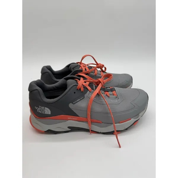The North Face VECTIV Exploris Futurelight Meld Grey Emberglow Orange Womens 11 - Image 3