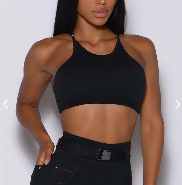 Bombshell High Neck Crop Bra - Image 2