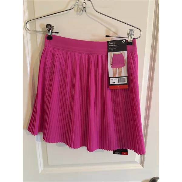 GapFit Pleated Tennis Skort Pink Size XS Athletic Golf Skirt NWT - Image 2