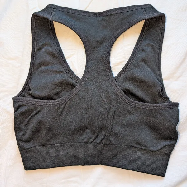NWOTS Gymshark Lift Contour Seamless Sports Bra Womens Small Black - Image 2
