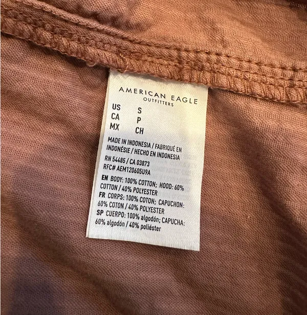 American Eagle Pink Corduroy Jacket - Image 3