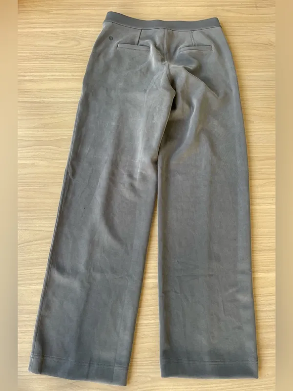 lululemon athletica High-Rise Wide-Leg Pants in Slate Gray - Image 4