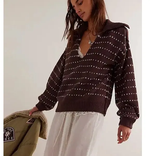 FREE PEOPLE We The Free Spot On Polo size large - Image 2