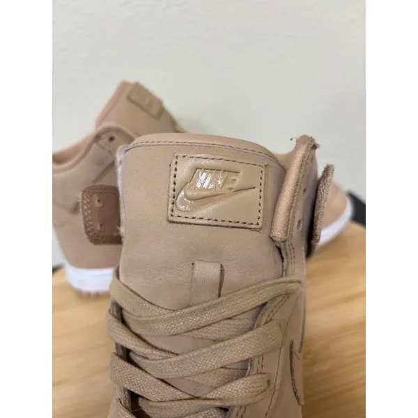 Nike Dunk High Women 8 Vachetta Tan Leather DX2044-201 Sneakers Neutral‎ - Image 8
