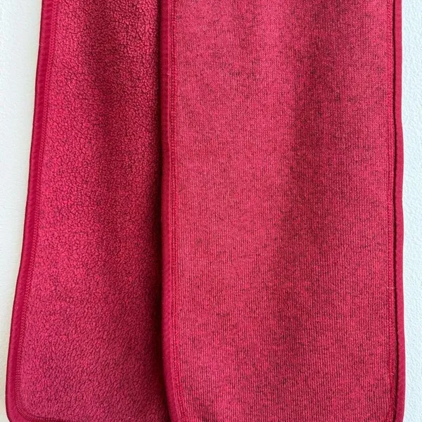 Patagonia Better Sweater Responsible Sustainable Polyester Scarf Unisex Red - Image 2