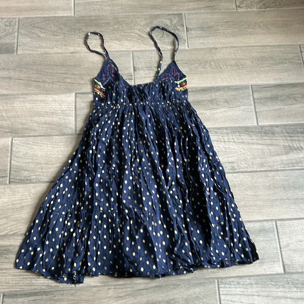 Area stars beaded trim dress Blue Size XS - Image 5