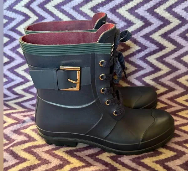 Tommy Hilfiger Women's Waterproof Boots Blue Size 6 Timone-M - Image 4