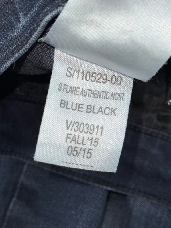 Gap 1969 Resolution Skinny Flare Jeans Dark Wash Faded 27 R High Rise Retro Boho - Image 9
