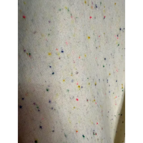 J.Crew Cream Speckled Hoodie‎ Sweatshirt Size L Cozycore Loungewear Normcore - Image 3