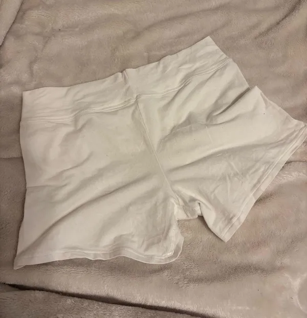 Aerie White Boxer Pajama Shorts - Image 2