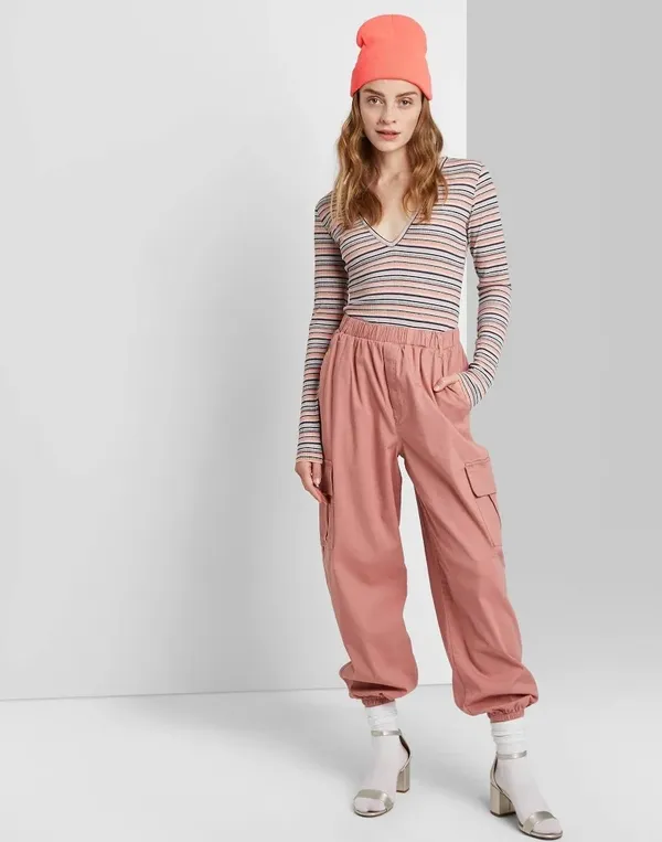Wild Fable Pink Cargo Pants - Image 3