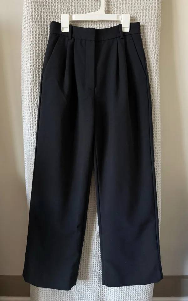 Abercrombie Sloane Tailored Pants Black - Image 2