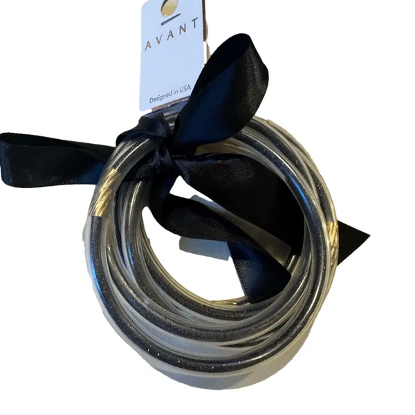 Avant Black and gold Bangles - Image 3